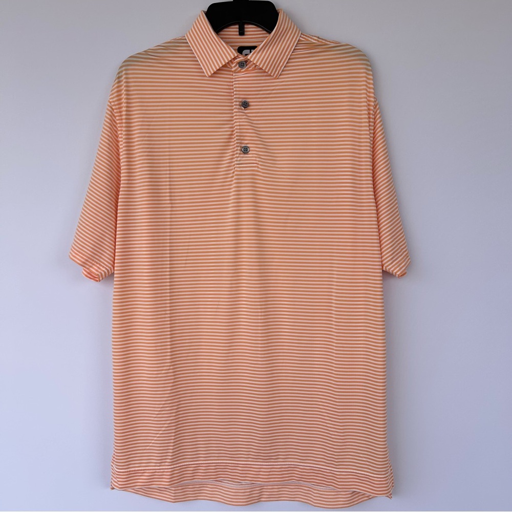 FootJoy Men’s ProDry Performance Polo Golf Short Sleeve Striped Size Medium